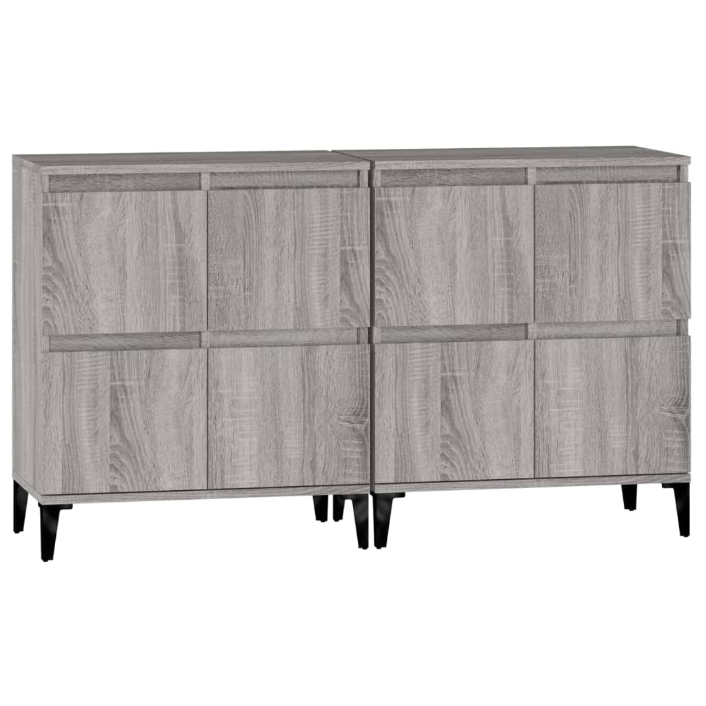 Komode 2 kom boja hrasta 60 x 35 x 70 cm od konstruiranog drva