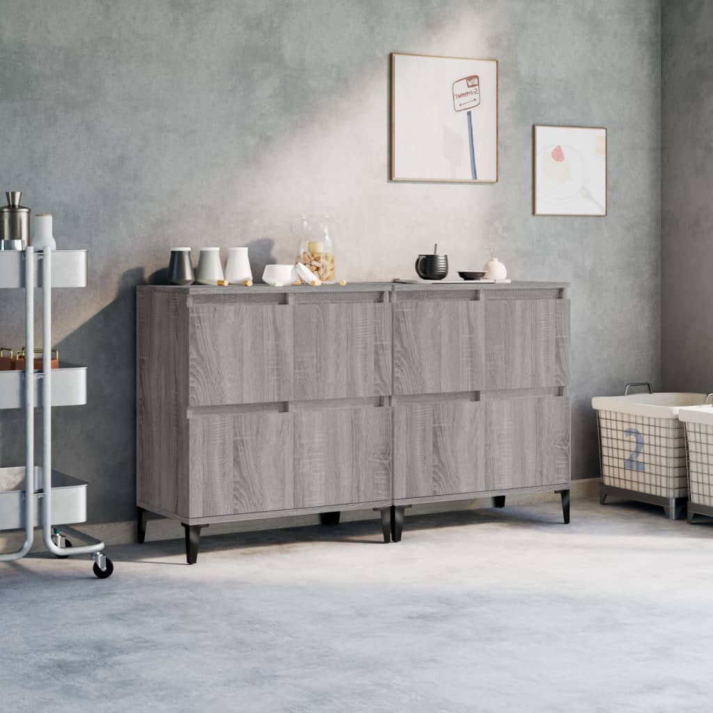 Komode 2 kom boja hrasta 60 x 35 x 70 cm od konstruiranog drva