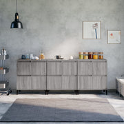 Komode 3 kom boja hrasta 60 x 35 x 70 cm od konstruiranog drva