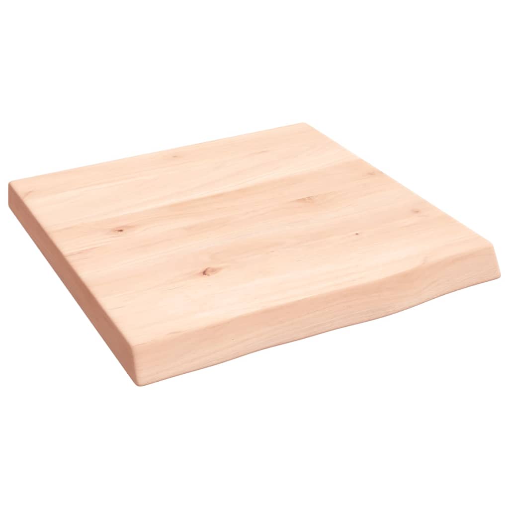 Kupaonska radna ploča 40x40x(2-4) cm netretirano masivno drvo