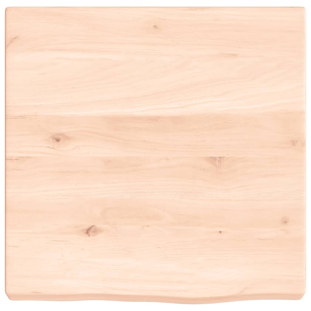 Kupaonska radna ploča 40x40x(2-4) cm netretirano masivno drvo