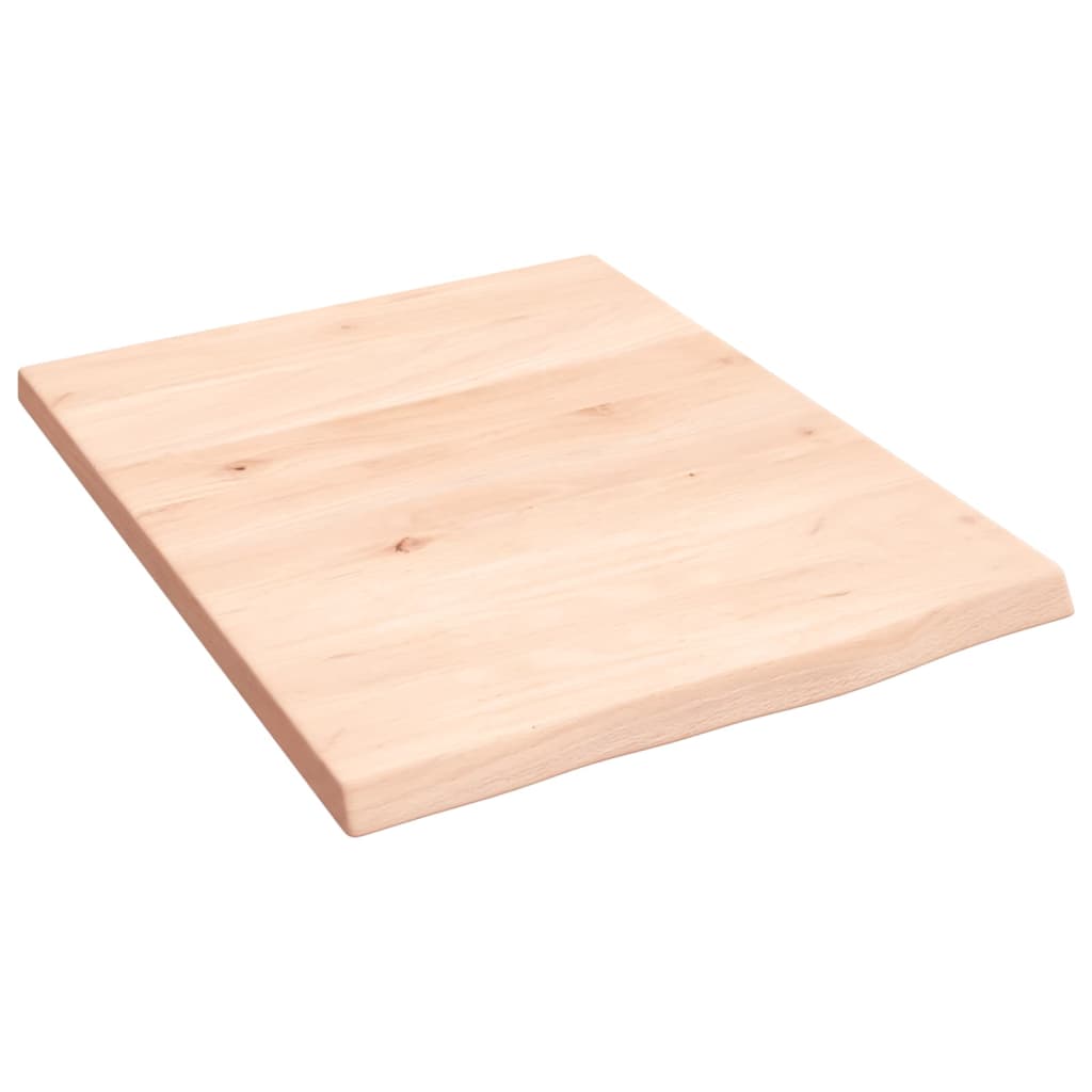 Kupaonska radna ploča 40 x 50 x 2 cm netretirano masivno drvo