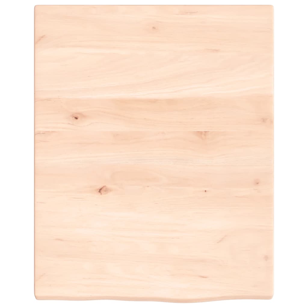 Kupaonska radna ploča 40 x 50 x 2 cm netretirano masivno drvo