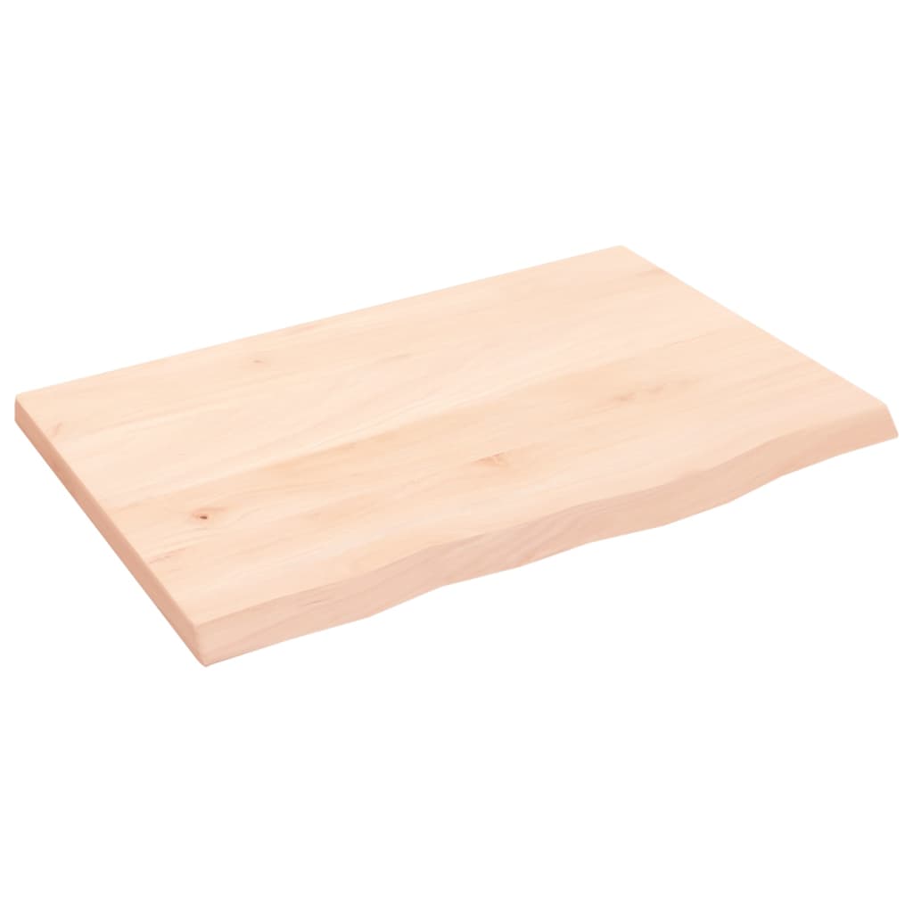 Kupaonska radna ploča 60x40x2 cm netretirano masivno drvo