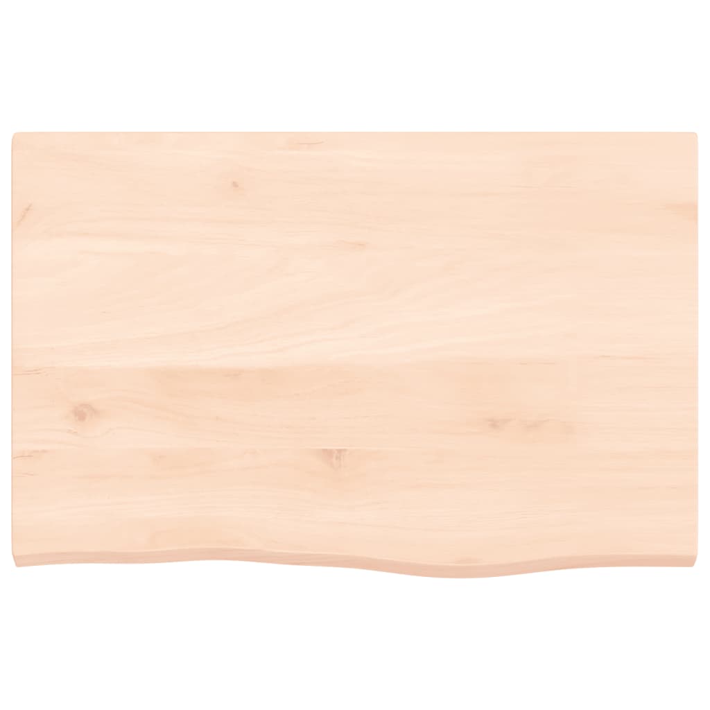 Kupaonska radna ploča 60x40x2 cm netretirano masivno drvo