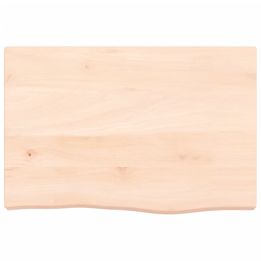 Kupaonska radna ploča 60x40x(2-6) cm netretirano masivno drvo
