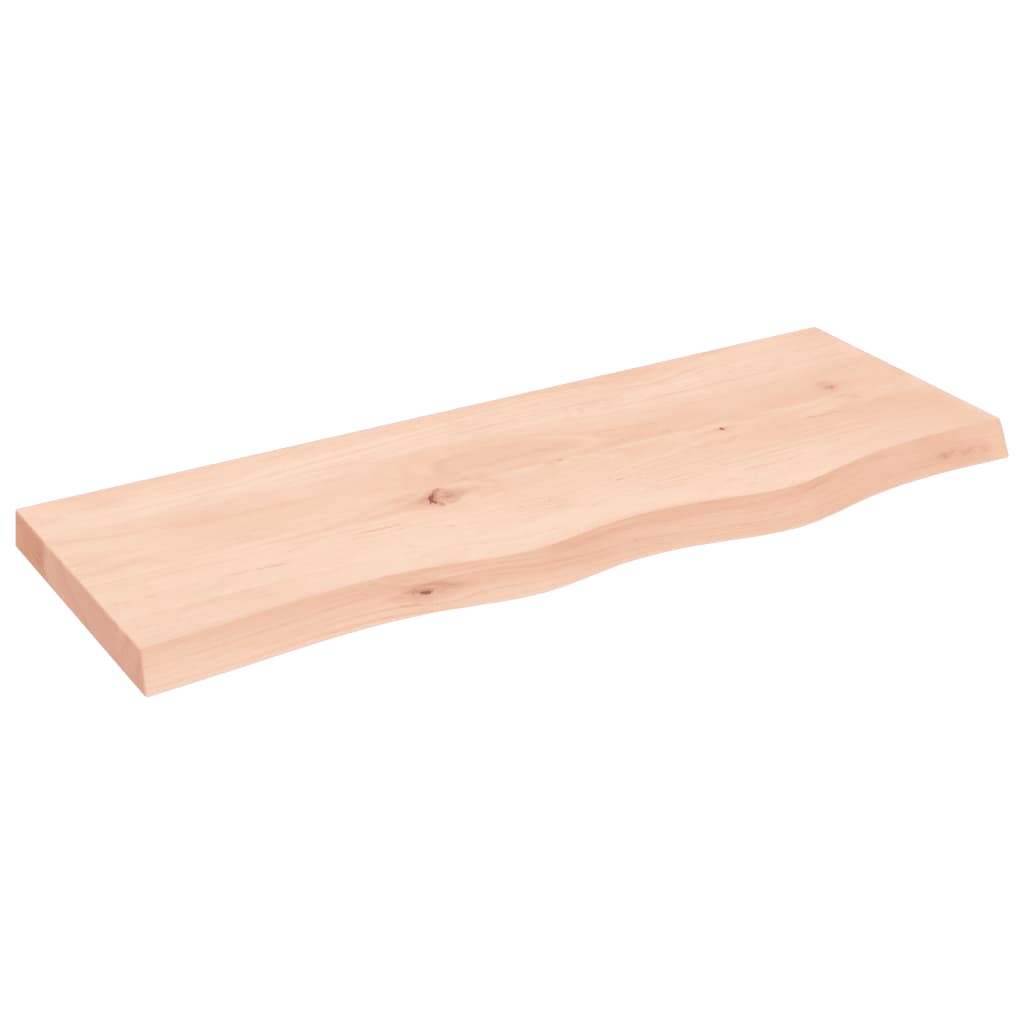 Kupaonska radna ploča 80x30x(2-4) cm netretirano masivno drvo