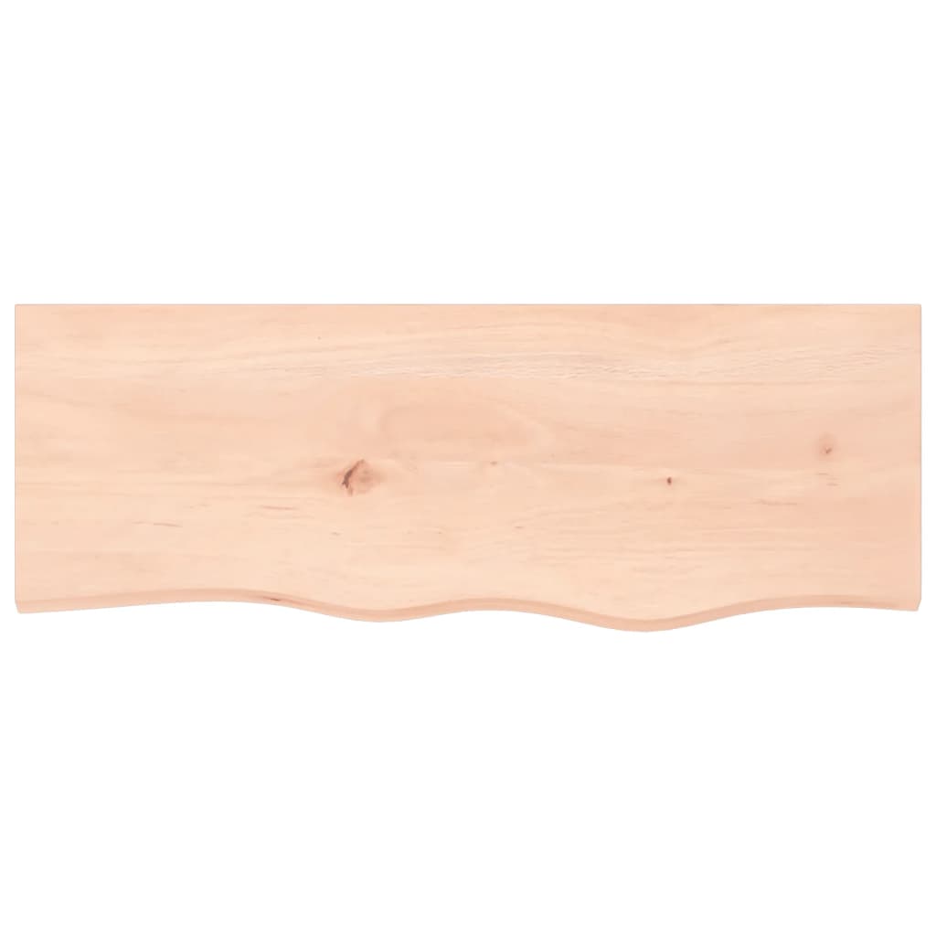 Kupaonska radna ploča 80x30x(2-6) cm netretirano masivno drvo