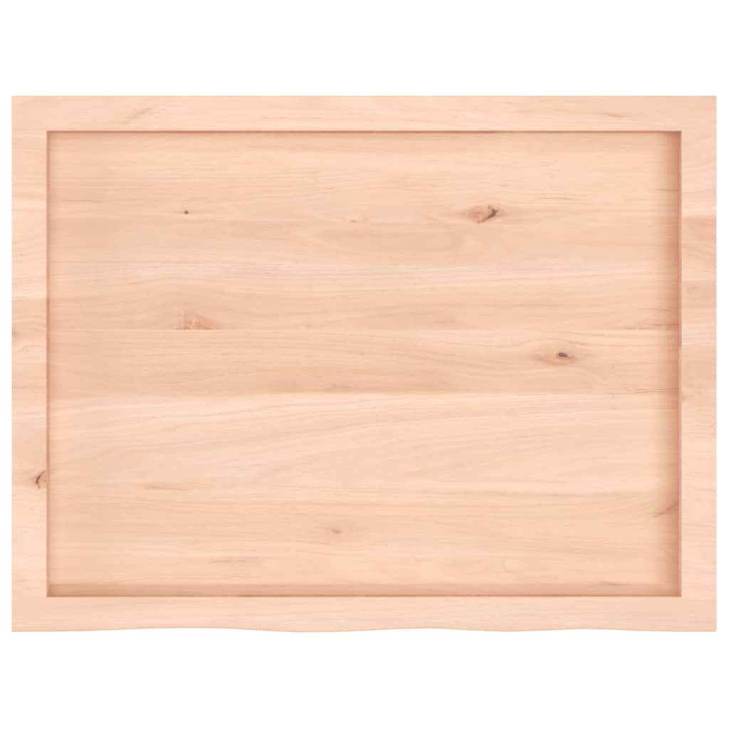 Kupaonska radna ploča 80x60x(2-4) cm netretirano masivno drvo