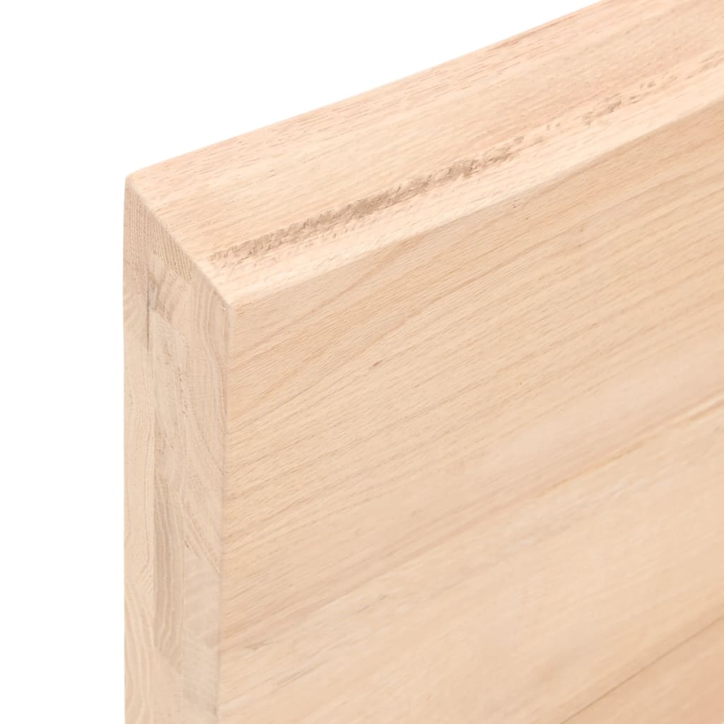 Kupaonska radna ploča 80x60x(2-6) cm netretirano masivno drvo