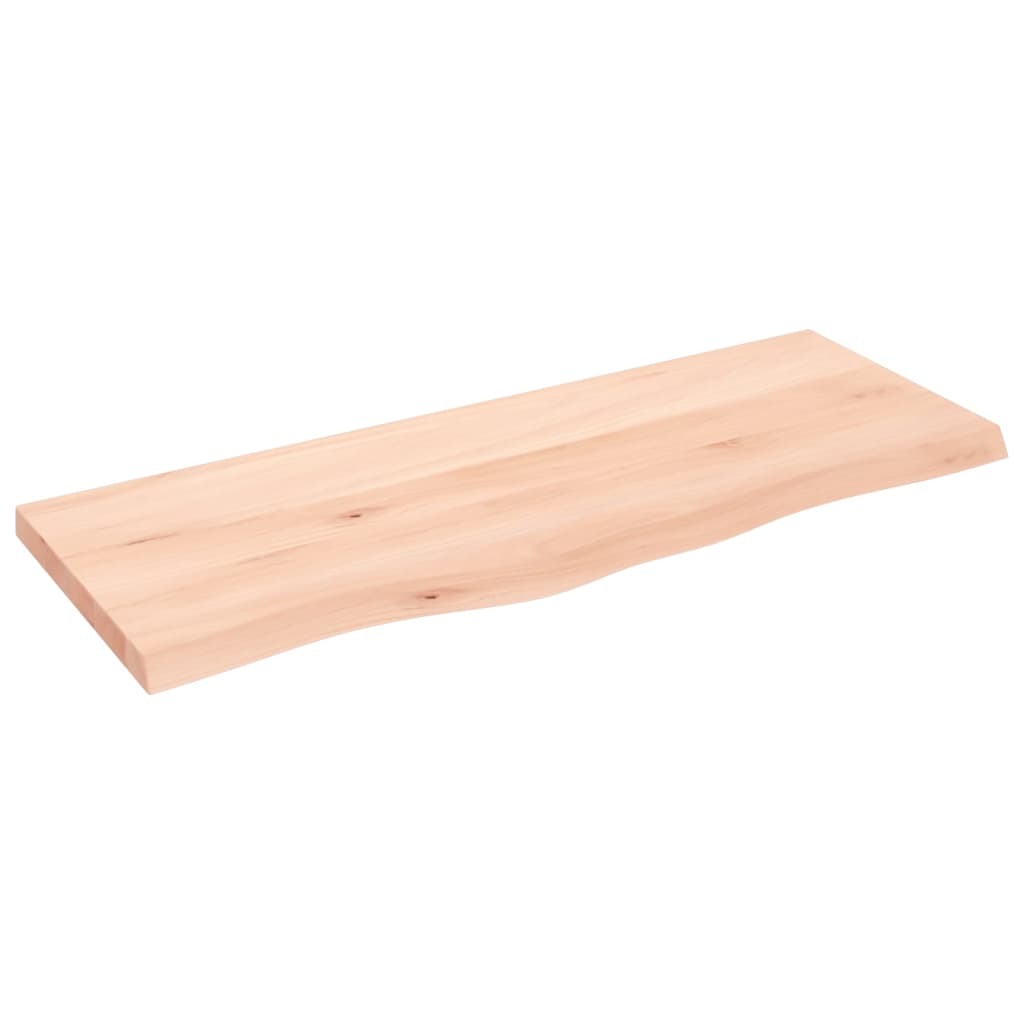Kupaonska radna ploča 100x40x(2-4) cm netretirano masivno drvo