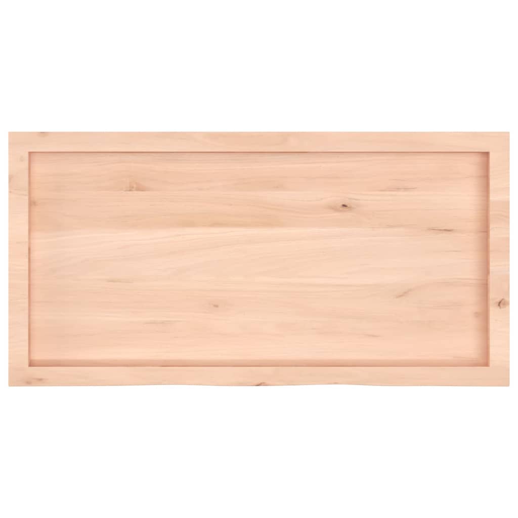 Kupaonska radna ploča 100x50x(2-4) cm netretirano masivno drvo