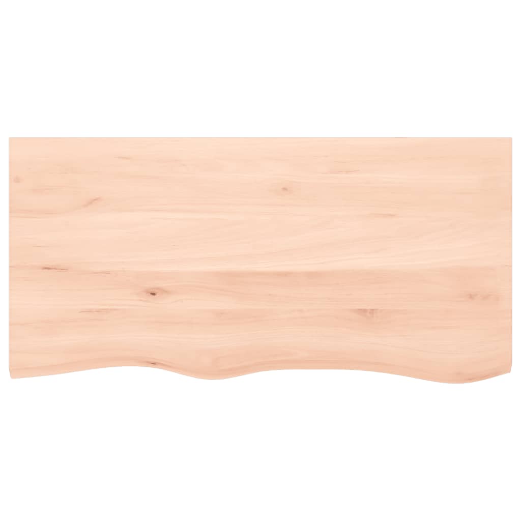 Kupaonska radna ploča 100x50x(2-6) cm netretirano masivno drvo
