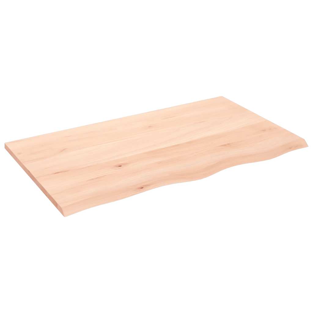 Kupaonska radna ploča 100 x 60 x 2 cm netretirano masivno drvo