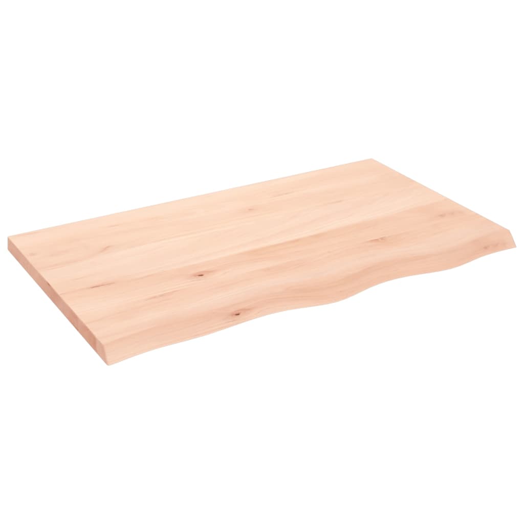 Kupaonska radna ploča 100x60x(2-4) cm netretirano masivno drvo