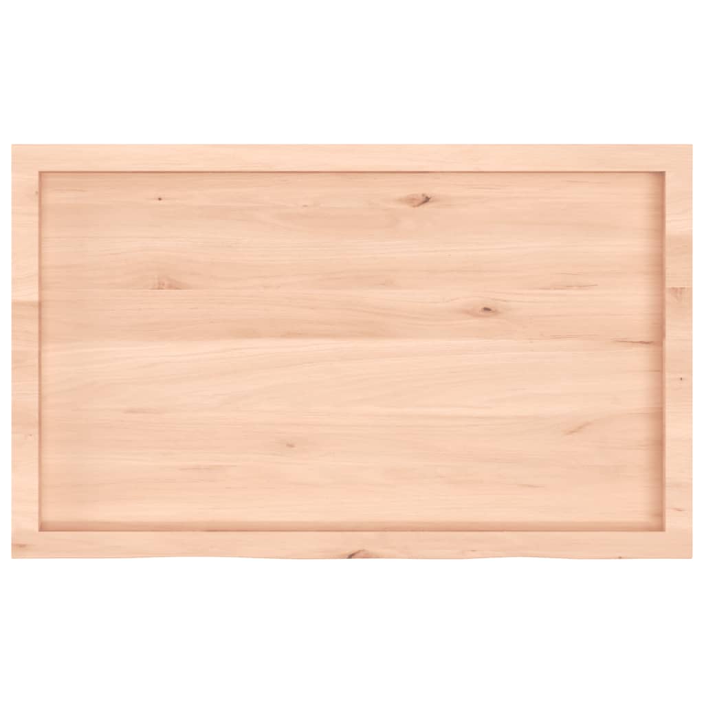 Kupaonska radna ploča 100x60x(2-4) cm netretirano masivno drvo