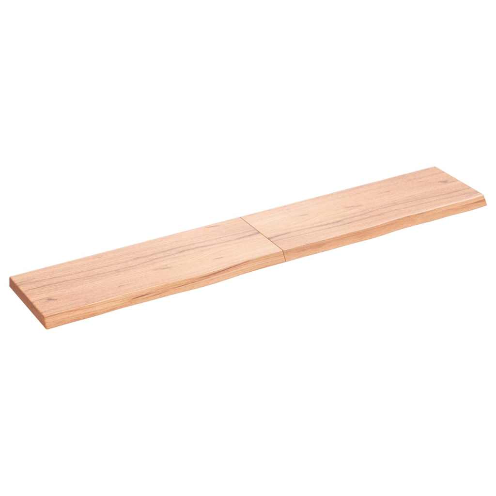 Kupaonska radna ploča svjetlosmeđa 160x30x(2-4) cm masivno drvo