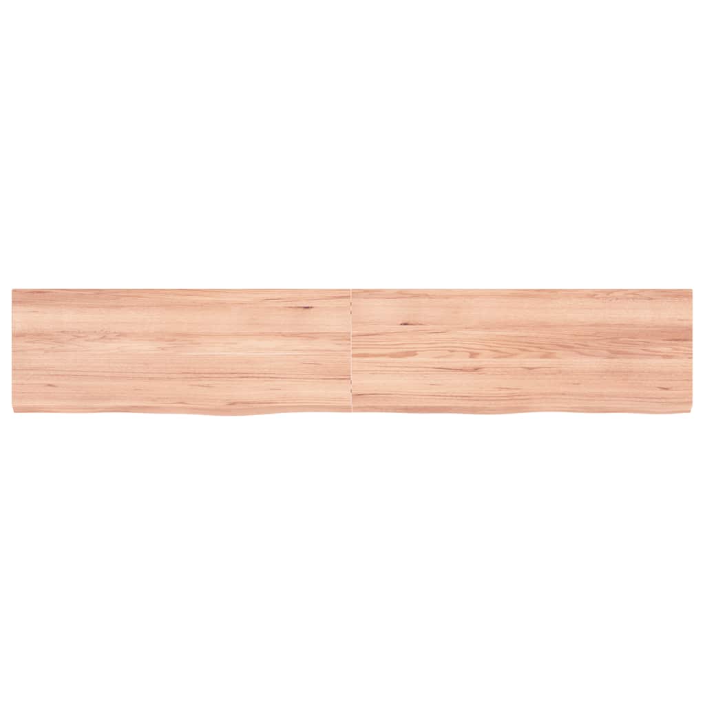 Kupaonska radna ploča svjetlosmeđa 160x30x(2-4) cm masivno drvo