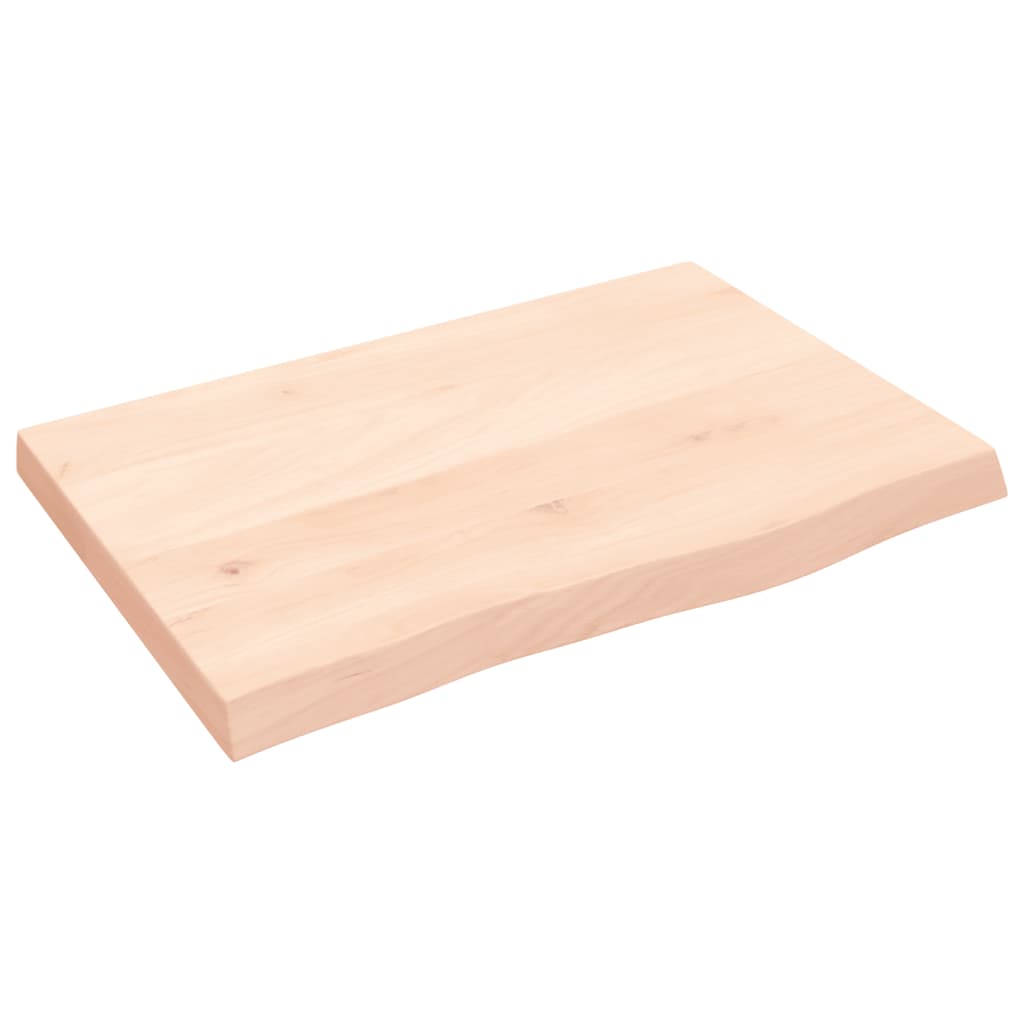 Stolna ploča 60x40x(2-4) cm od netretirane masivne hrastovine