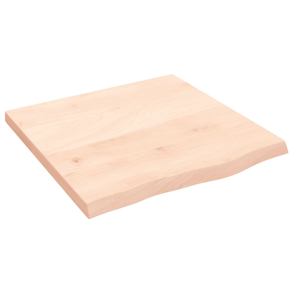 Stolna ploča 60x60x(2 - 4) cm od netretirane masivne hrastovine