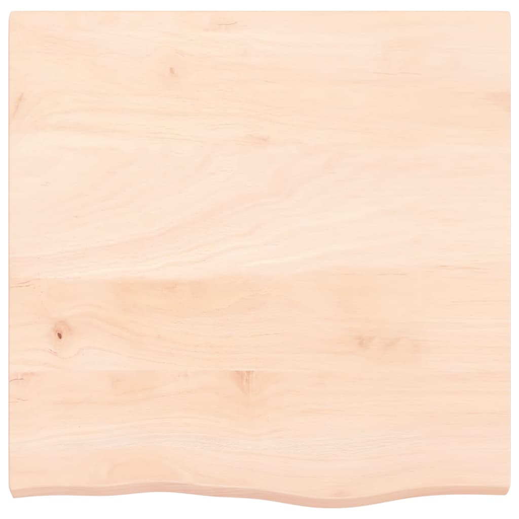 Stolna ploča 60x60x(2 - 4) cm od netretirane masivne hrastovine