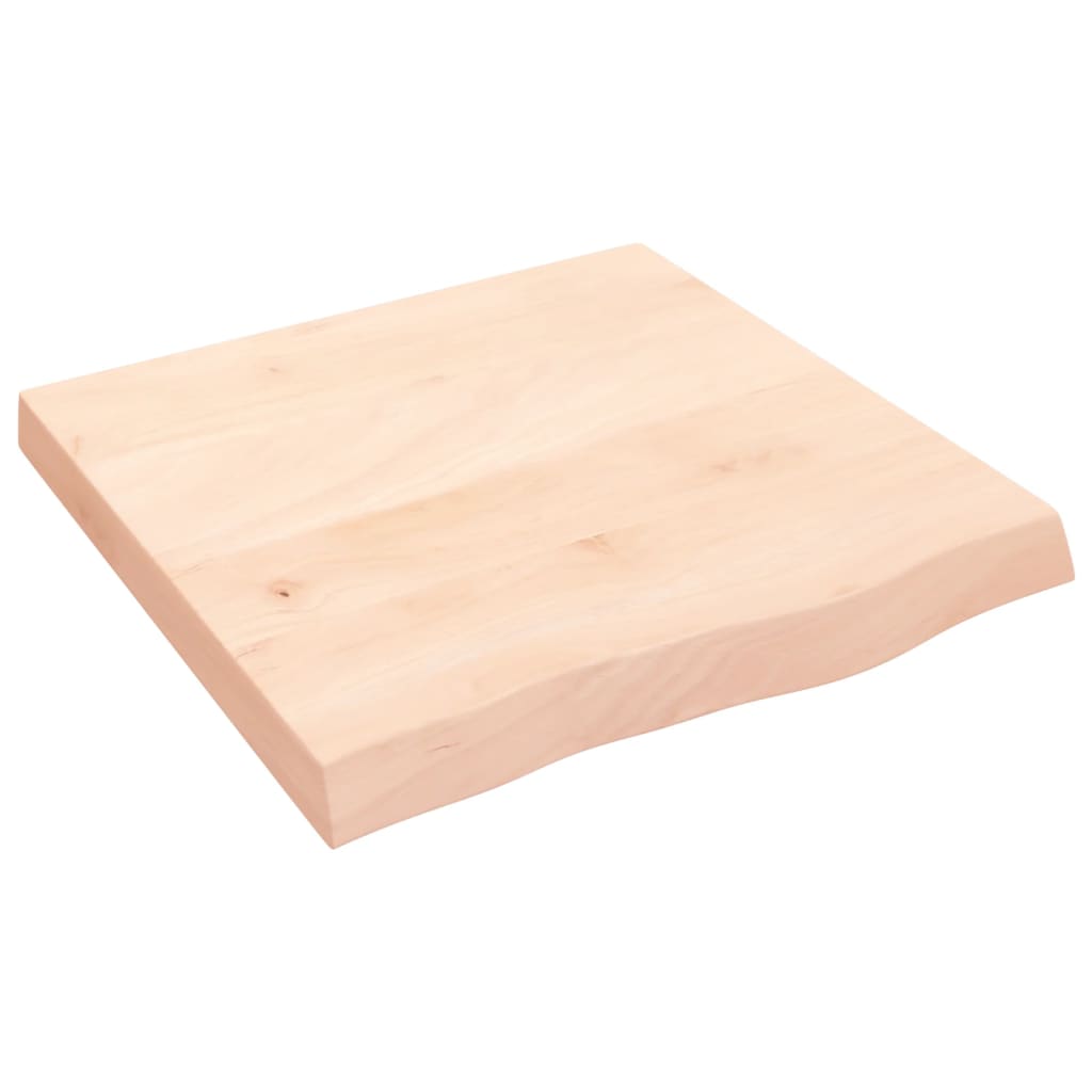 Stolna ploča 60x60x(2 - 6) cm od netretirane masivne hrastovine
