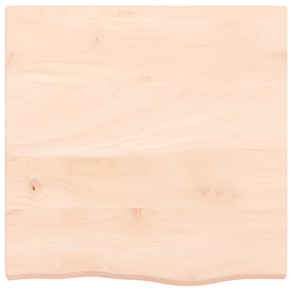 Stolna ploča 60x60x(2 - 6) cm od netretirane masivne hrastovine