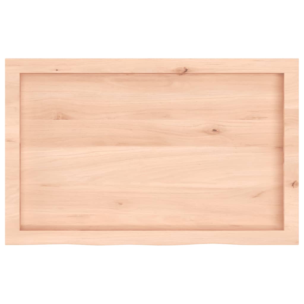 Stolna ploča 80x50x(2-4) cm od netretirane masivne hrastovine