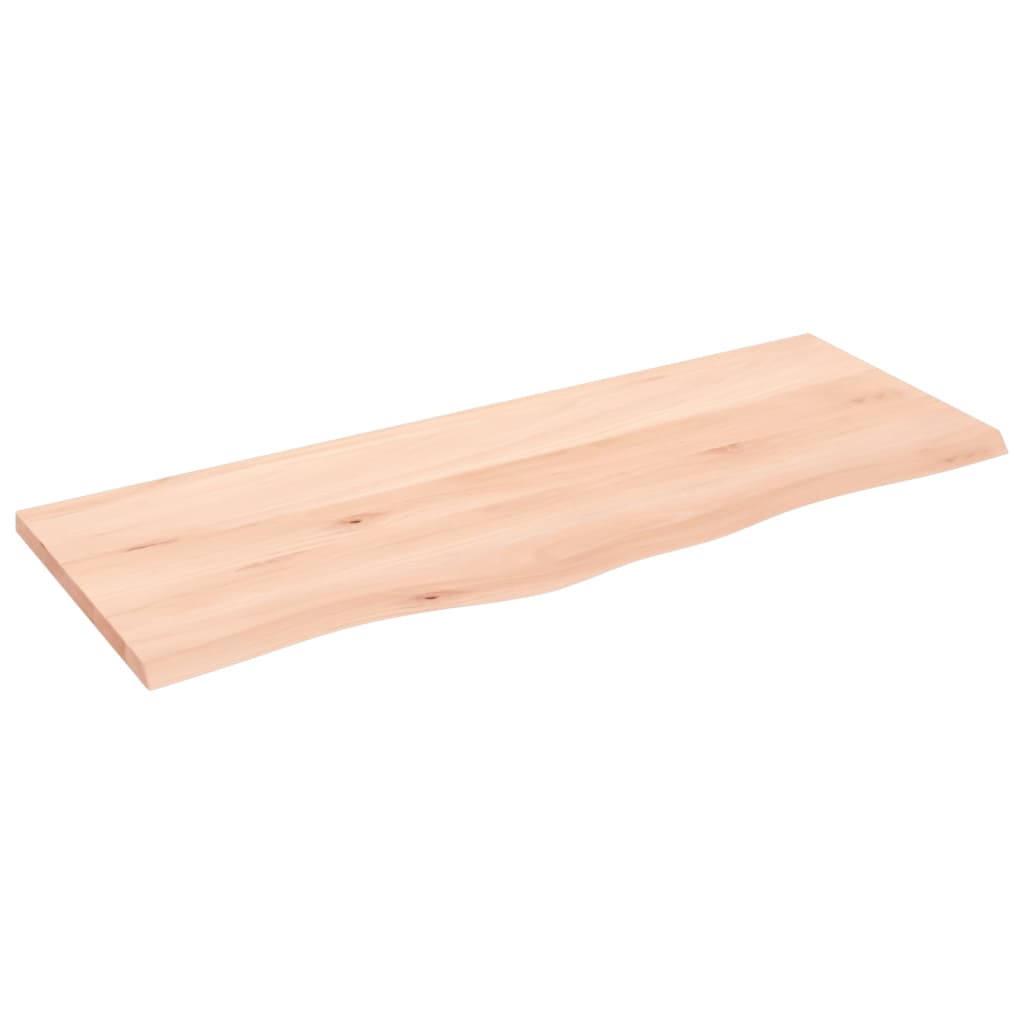 Stolna ploča 100 x 40 x 2 cm od netretirane masivne hrastovine