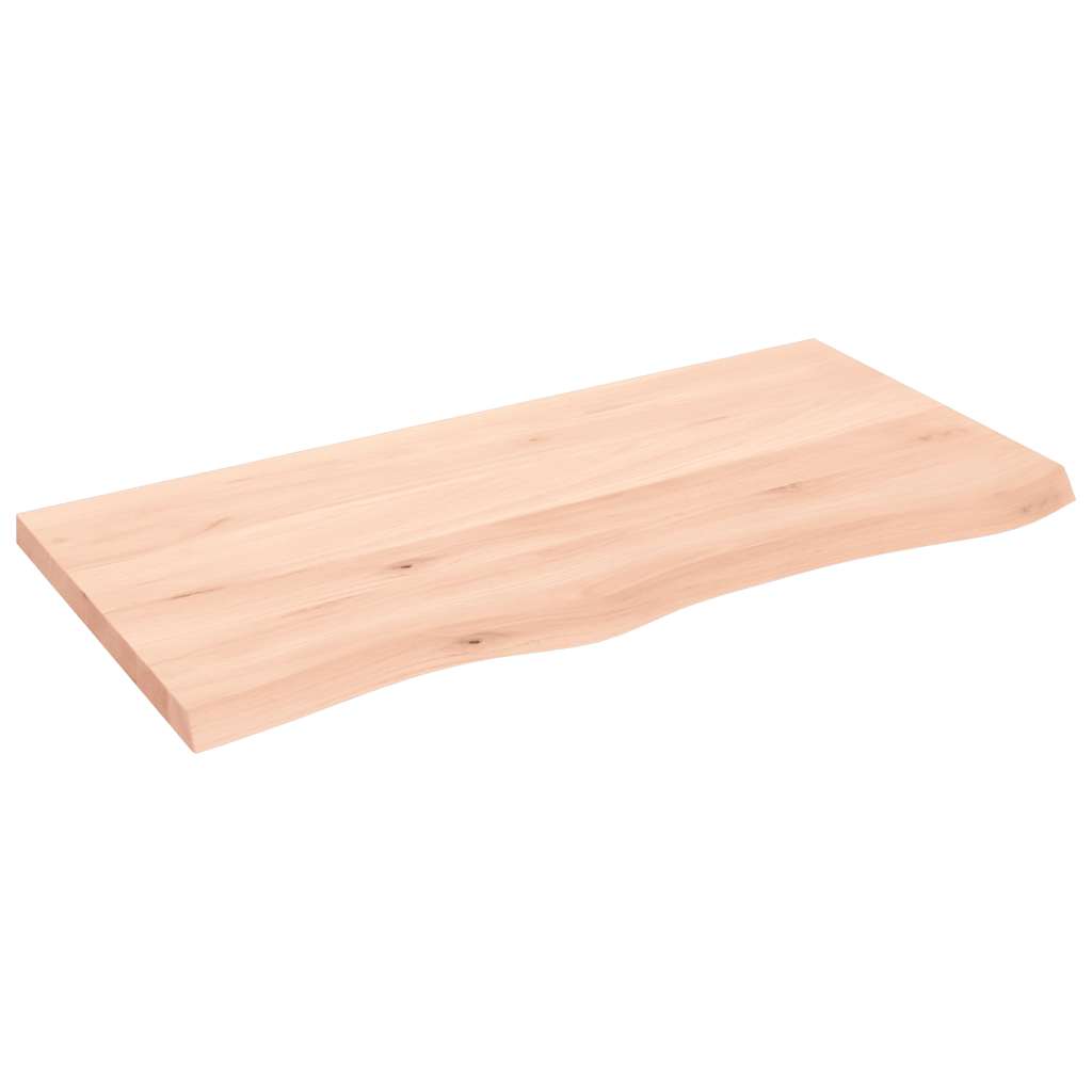 Stolna ploča 100x50x(2-4) cm od netretirane masivne hrastovine