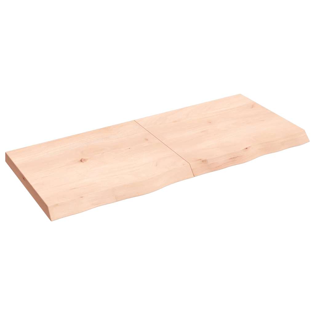 Stolna ploča 140x60x(2-6) cm od netretirane masivne hrastovine