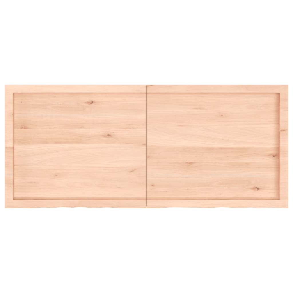 Stolna ploča 140x60x(2-6) cm od netretirane masivne hrastovine