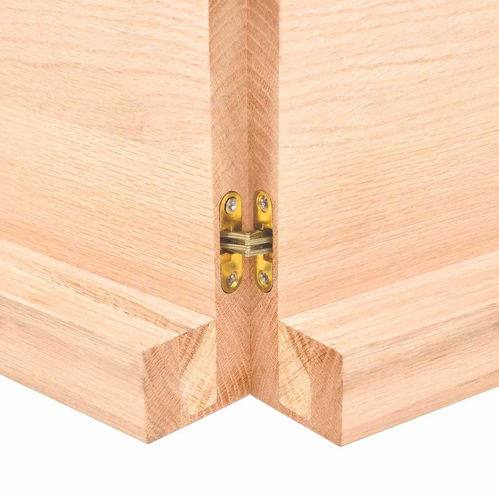 Stolna ploča 140x60x(2-6) cm od netretirane masivne hrastovine