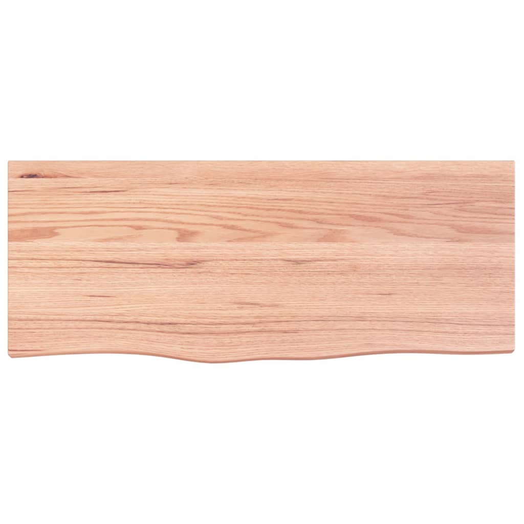 Stolna ploča svjetlosmeđa 100 x 40 x 2 cm tretirana hrastovina