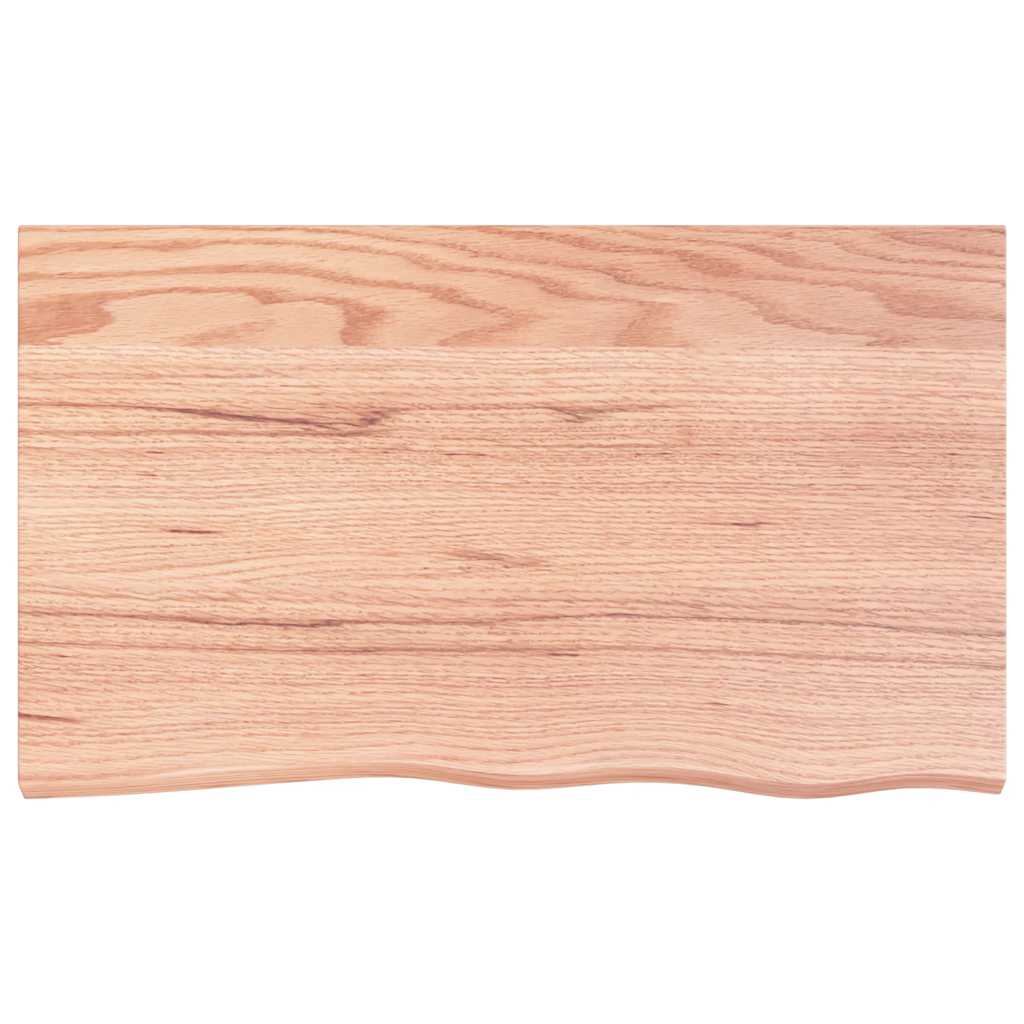 Stolna ploča svjetlosmeđa 100 x 60 x 2 cm tretirana hrastovina