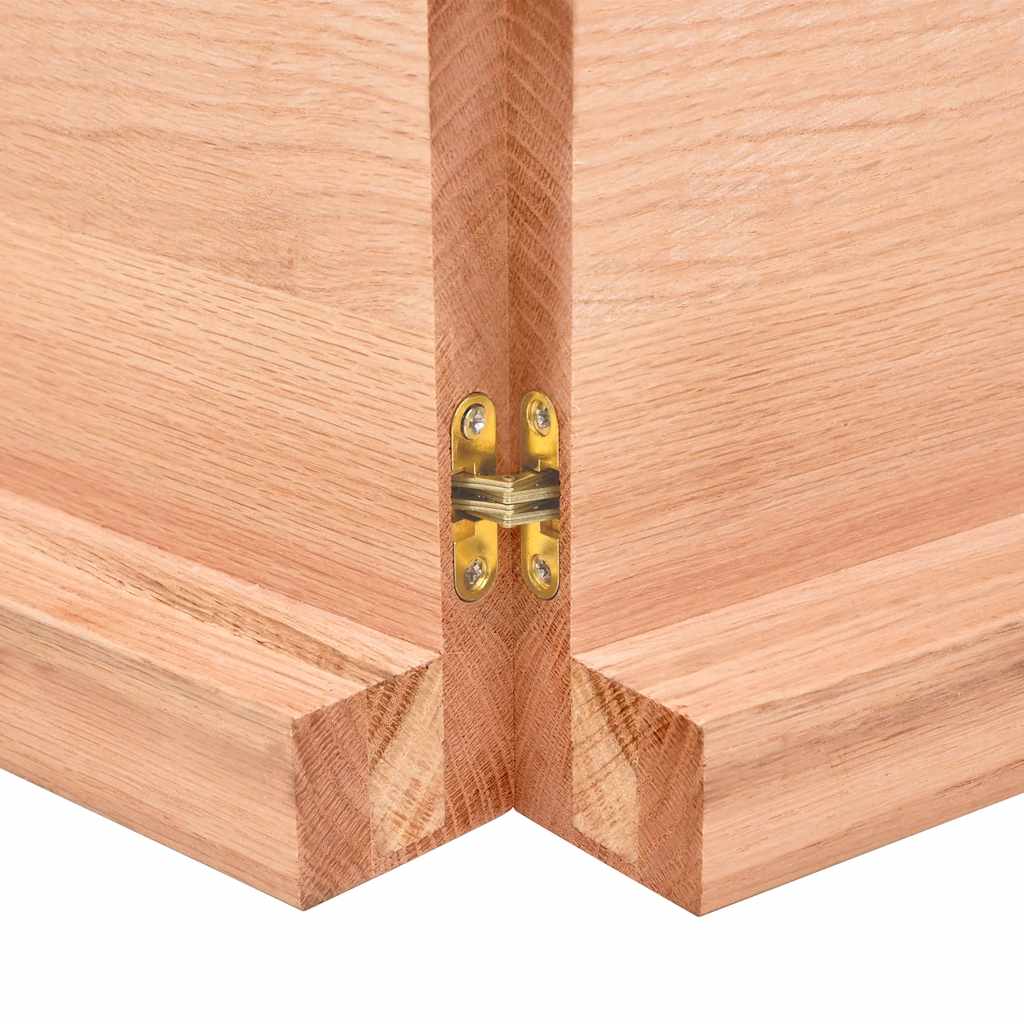 Stolna ploča svjetlosmeđa 120x60x(2-6) cm tretirana hrastovina