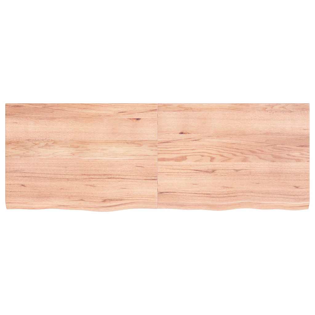 Stolna ploča svjetlosmeđa 140x50x(2-4) cm tretirana hrastovina