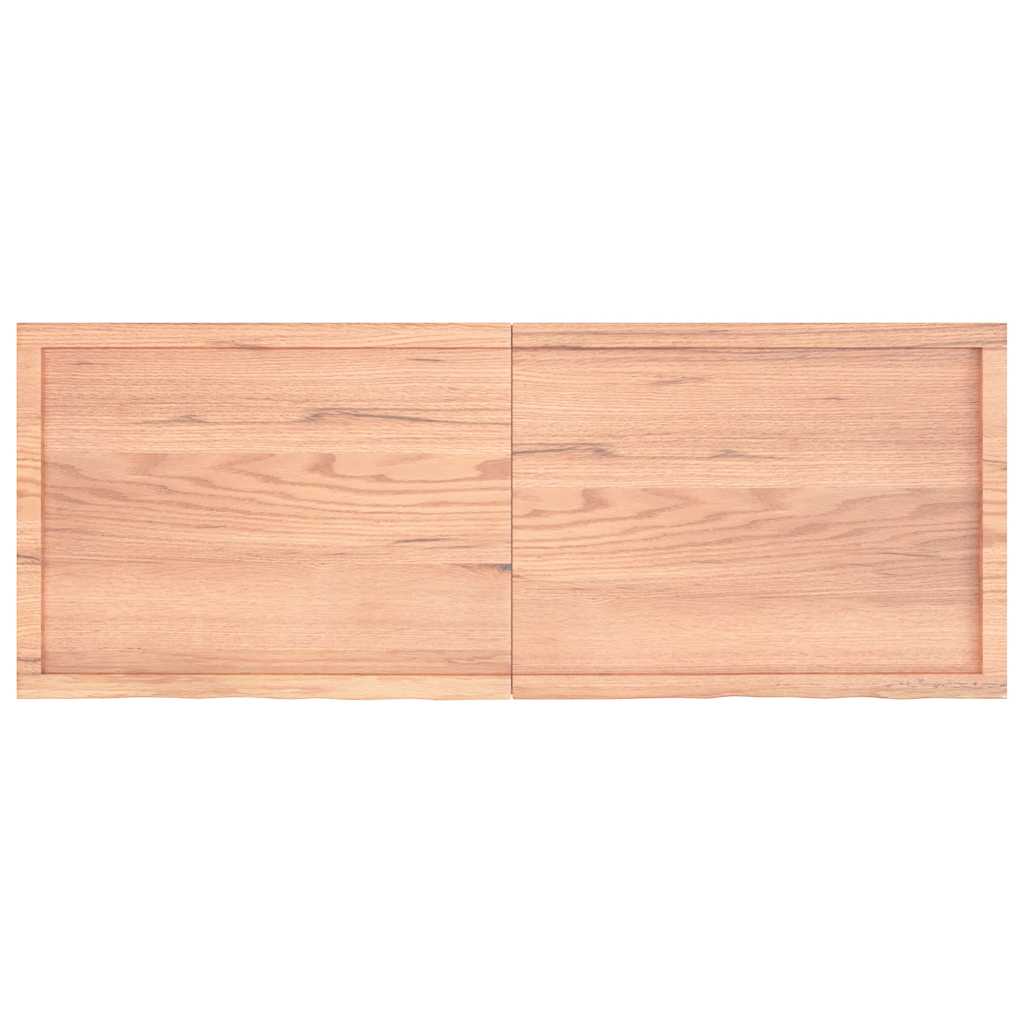 Stolna ploča svjetlosmeđa 160x60x(2-4) cm tretirana hrastovina