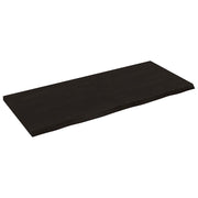 Stolna ploča tamnosmeđa 140x60x(2-4) cm obrađena masivna hrast