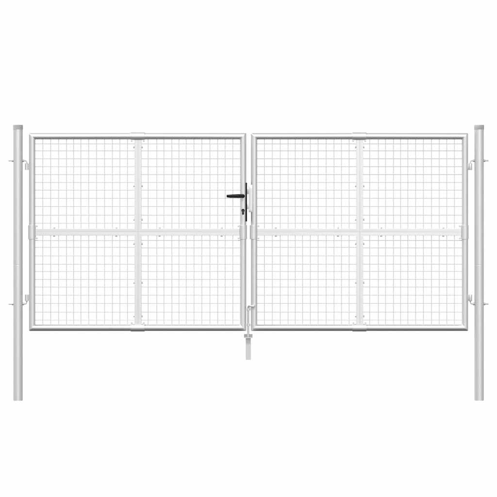 Mrežasta vrtna vrata 300x125 cm pocinčani čelik
