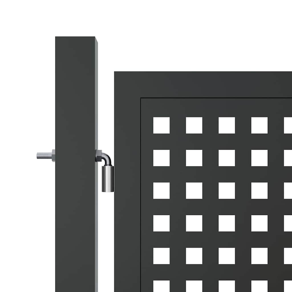 Vrtna vrata antracit boje 300x125 cm čelik