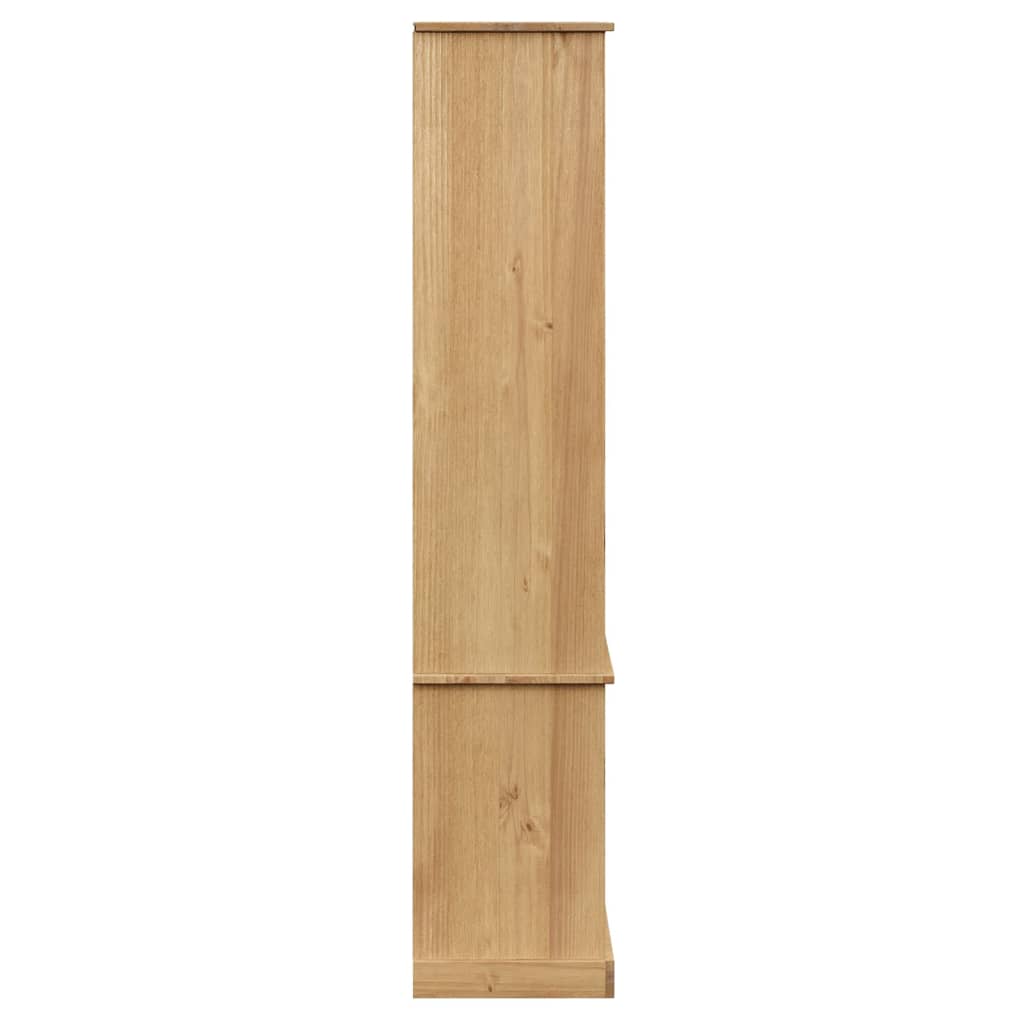 Vitrina sa staklom VIGO 85 x 35 x 170 cm od masivne borovine