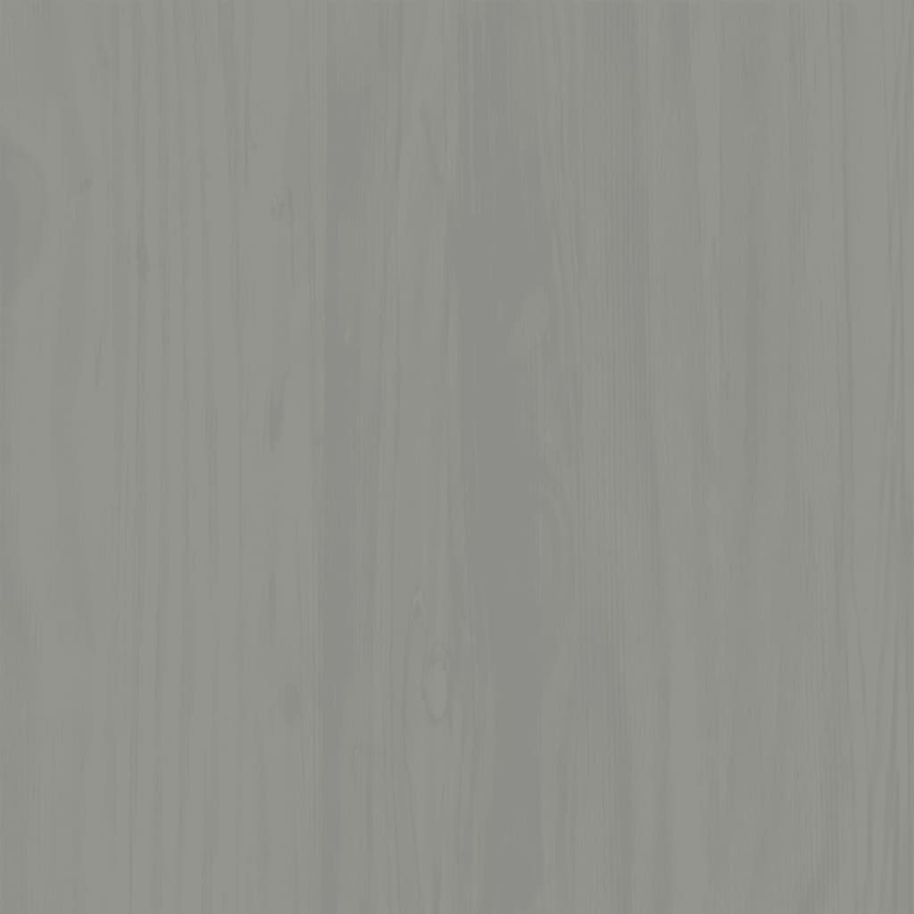 Vitrina sa staklom VIGO siva 85x35x170 cm od masivne borovine