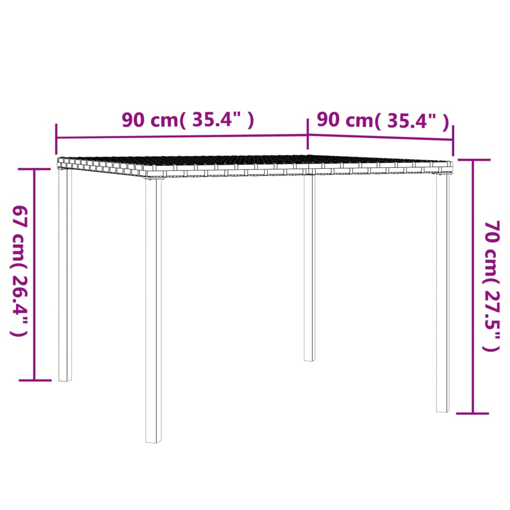 6-dijelni vrtni blagovaonski set s jastucima sivi od poliratana