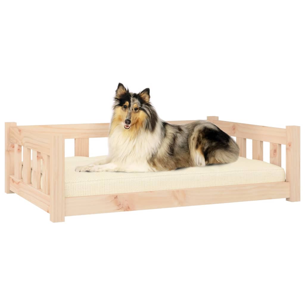 Krevet za pse 95,5 x 65,5 x 28 cm od masivne borovine