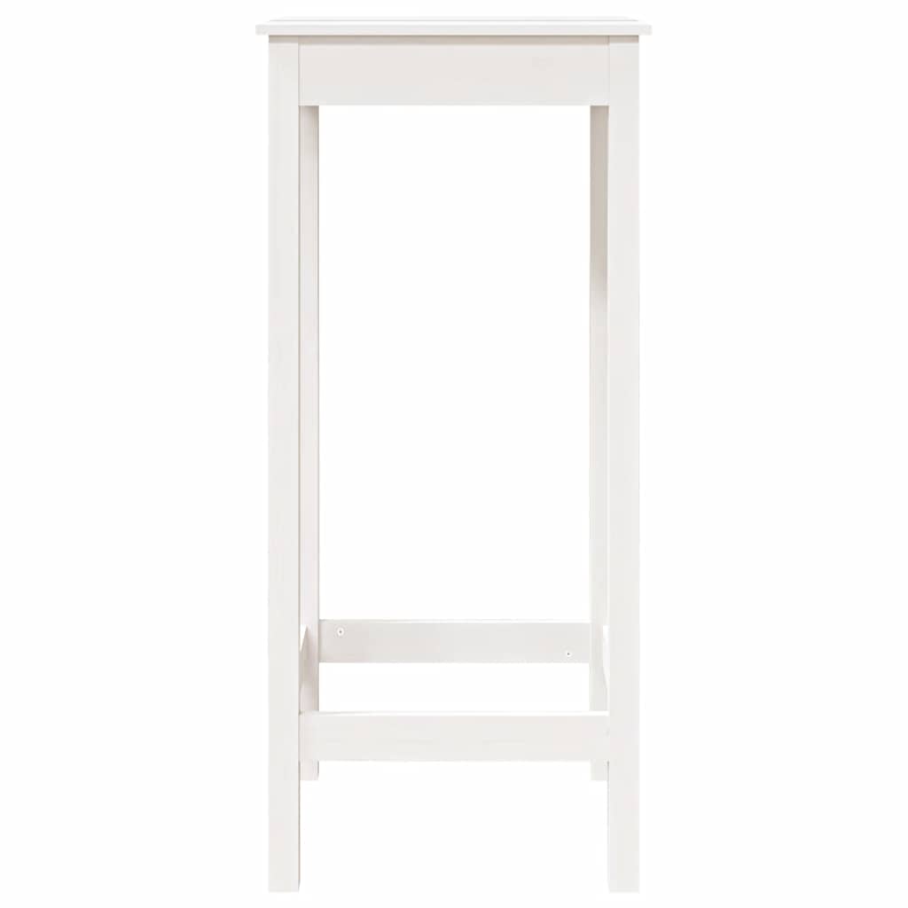 Barski stol bijeli 50 x 50 x 110 cm od masivne borovine