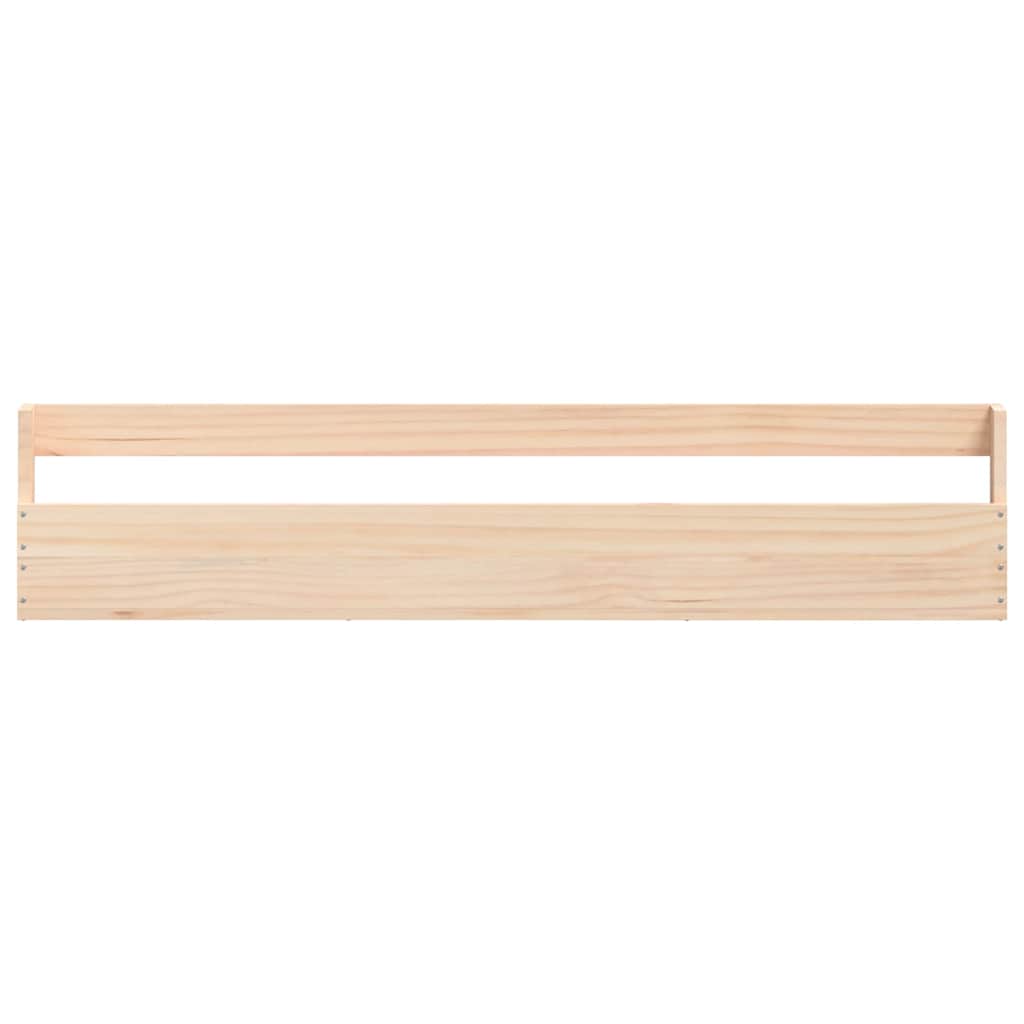 Zidni stalci za cipele 2 kom 110x9x23 cm od masivne borovine
