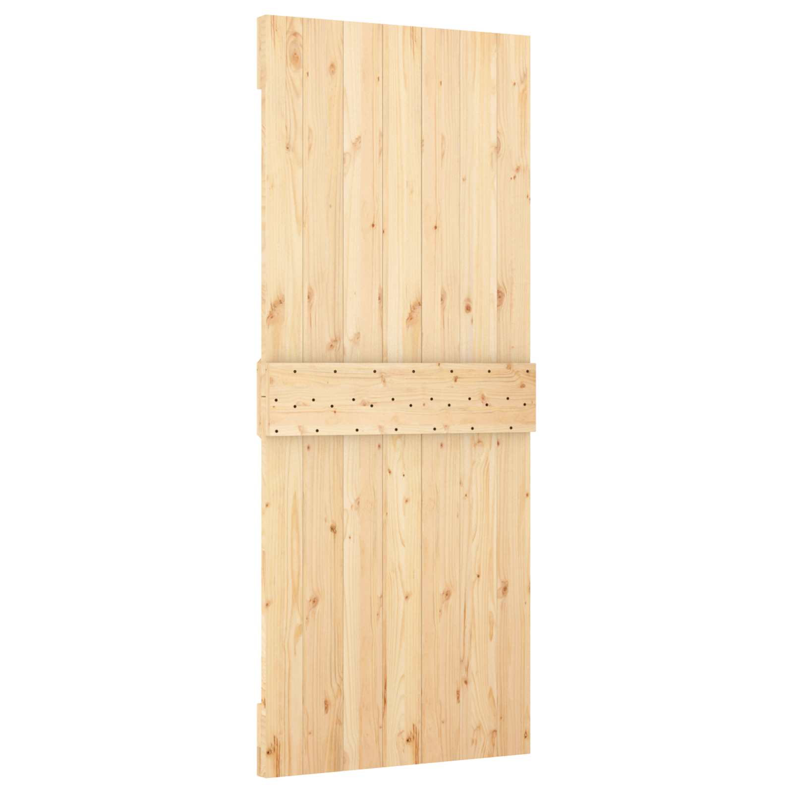 Vrata NARVIK Prirodna 85 x 210 cm Čvrsta borovina