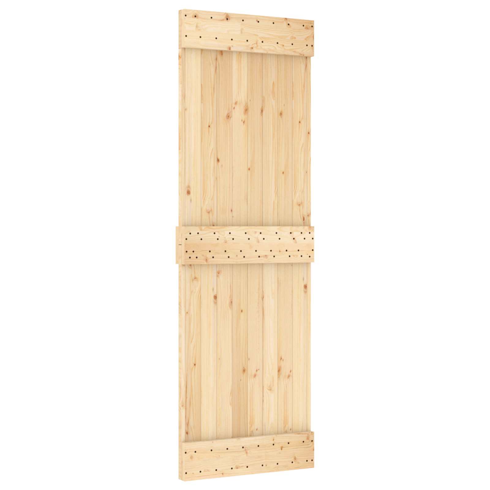 Vrata NARVIK Prirodna 70 x 210 cm Čvrsta borovina