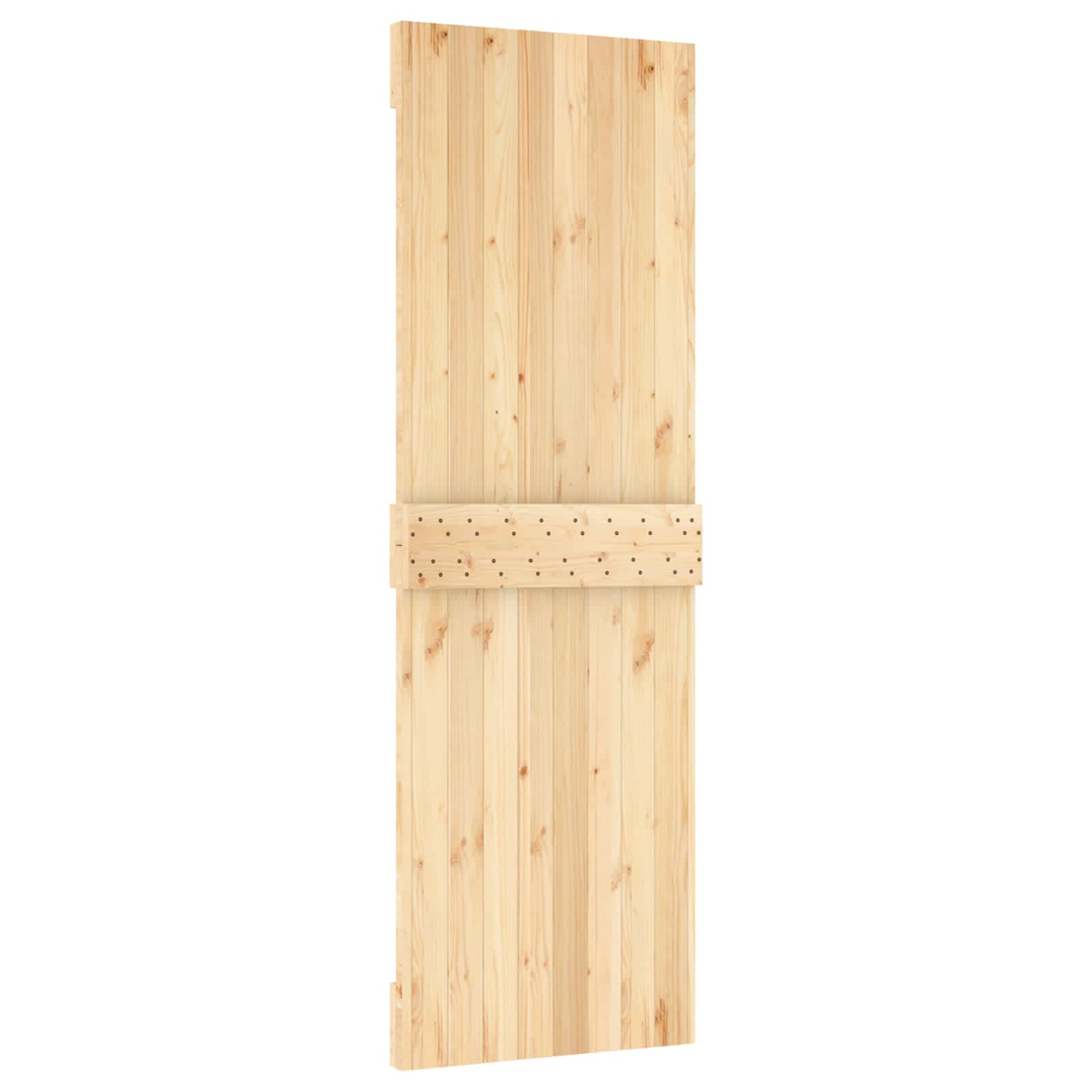 Vrata NARVIK Prirodna 70 x 210 cm Čvrsta borovina